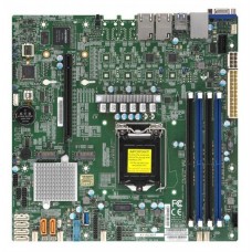 Supermicro Motherboard 1xCPU X11SCM-F E-22**/ UpTo4UDIMM/ 6x SATA3/ C246 RAID 0/1/5/10/ 2xGE/ 1xPCIx16, M.2 Interface: 1 SATA/PCI-E 3.0 x4 and 1 PCI-E 3.0 x4(9.6