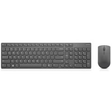 Lenovo Professional Ultraslim Wireless Combo Keyboard and Mouse- Russian/Cyrillic ( 1 x 2.4 GHz nano USB receiver, 1 x micro USB charging cable, 2 x AAA batteries