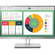 HP EliteDisplay E223 LED 21,5 Monitor 1920x1080, 16:9, IPS, 250 cd/m2, 1000:1, 5ms, 178°/178°, VGA, HDMI, DisplayPort, USB 3.0x2, DisplayPort, tilt, swivel, pivot, Black&Silver