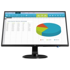 HP N246v 23,8 Monitor 1920x1080, 16:9, ADS/IPS, 250 cd/m2, 1000:1, 178°/178°, HDMI, VGA, DVI, Energy Star, Epeat, Black&Silver