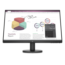 HP P24v G4 23,8 Monitor FHD, IPS, 16:9, 250 cd/m2, 1000:1, 5ms, 178°/178°, VGA, HDMI, Tilt, Low Blue, Black Head, NEW (3NS59AA)