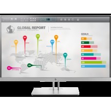 HP EliteDisplay E273q  LED 27 Monitor 2560x1440, 16:9, IPS, 350 cd/m2, 1000:1, 5ms, 178°/178°, USB-C, VGA, HDMI, DisplayPort, USB 3.0x2, height, tilt, swivel, pivot, Epeat, Black