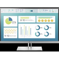 HP EliteDisplay E273 LED 27 Monitor 1920x1080, 16:9, IPS, 250 cd/m2, 1000:1, 5ms, 178°/178°, VGA, HDMI, DisplayPort, USB 3.0x2, height, tilt, swivel, pivot, Black&Silver